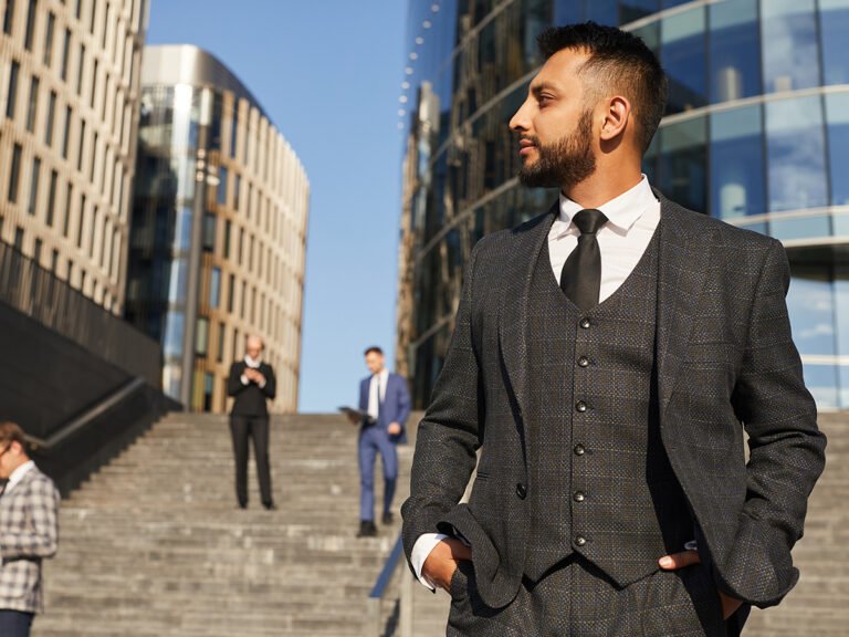A man contemplating how his first immigration consultation will go while headed to the venue
